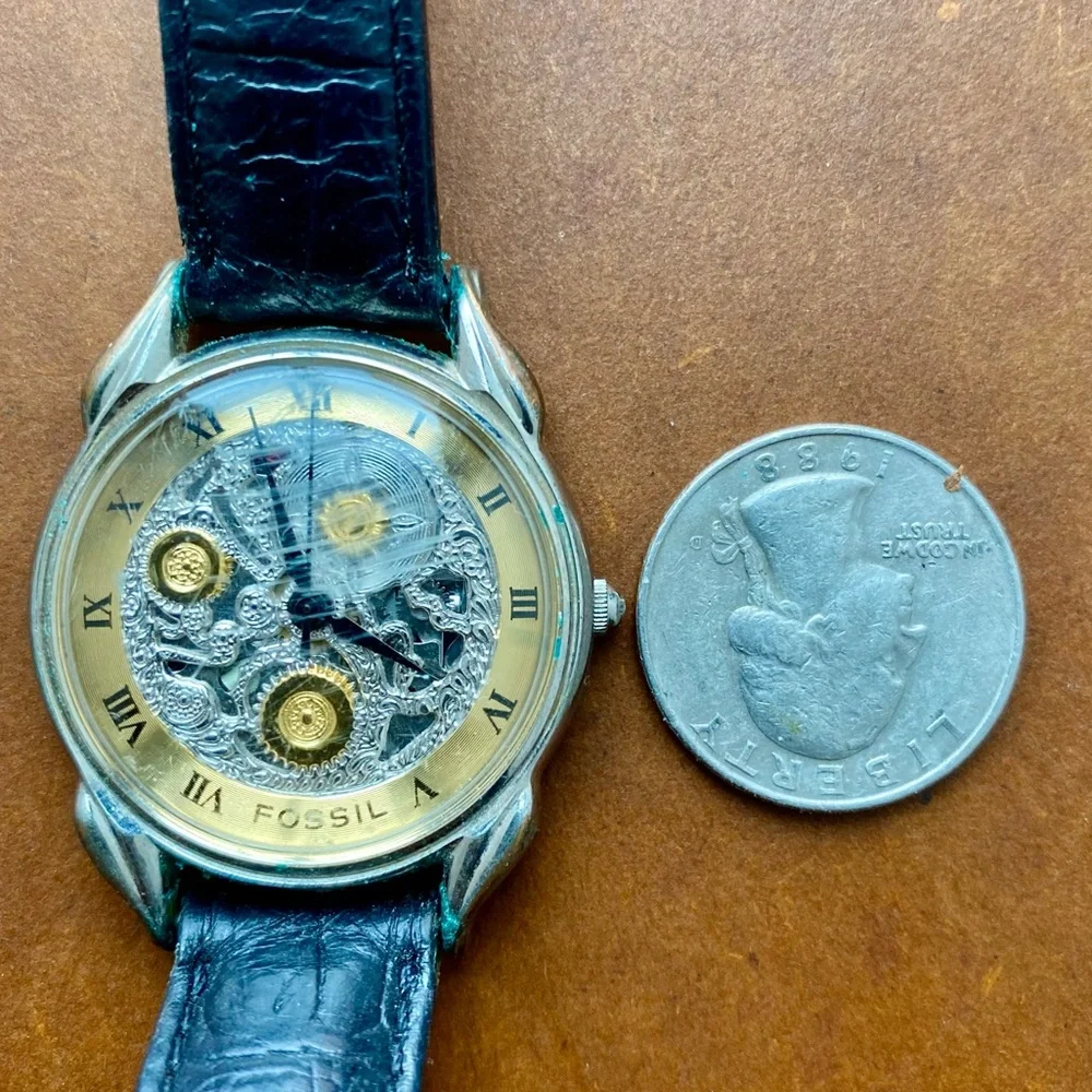 1995 FOSSIK SKELETON WATCH SK-5076